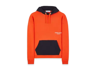 Stone Island 651X6 Marina Sweat Shirt "Lobster Orange"