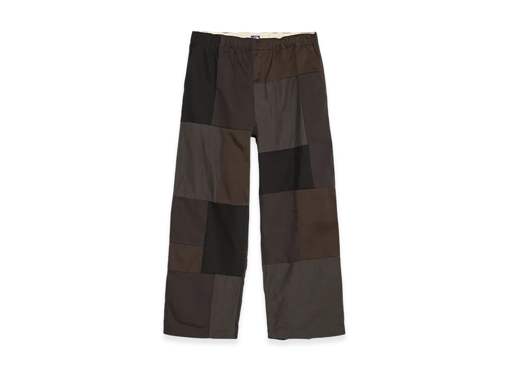 ザノースフェイスパープルレーベル コットンツイルフィールドパッチワークパンツ "アスファルトグレー"