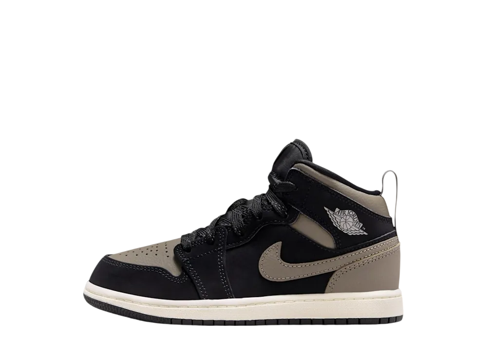 Nike PS Jordan 1 Mid SE "Black/Olive Grey"