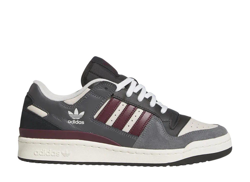 アディダス フォーラム84 ロー ADV "グレースリー/マルーン/アルミナ"