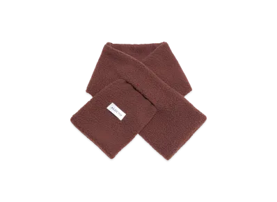 ALOUND Pocket Fleece Muffler "Brown"