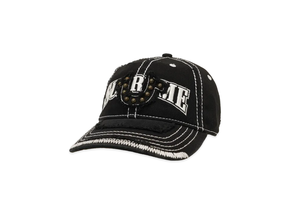 シュプリーム x トゥルーレリジョン メッシュ バック 6 パネル "ブラック"