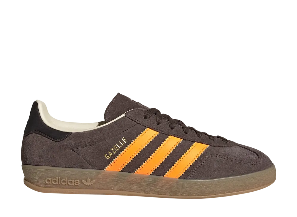 adidas Gazelle Indoor "Brown/Lucid Tangerine/Wonder White"