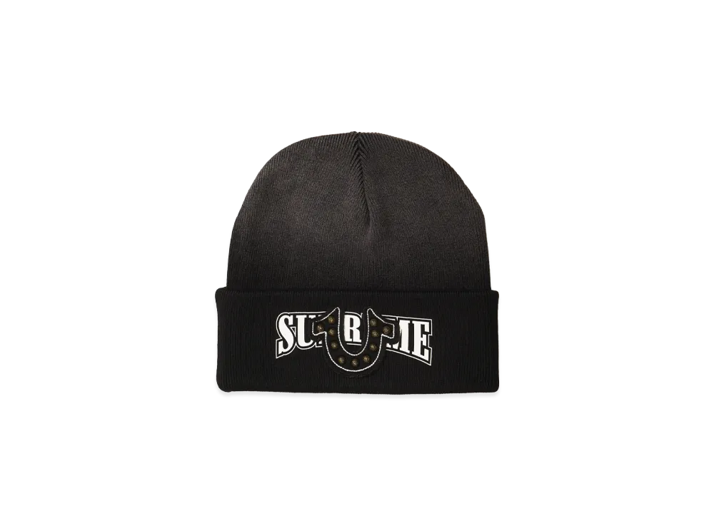 シュプリーム x トゥルーレリジョン ビーニー "ブラック"