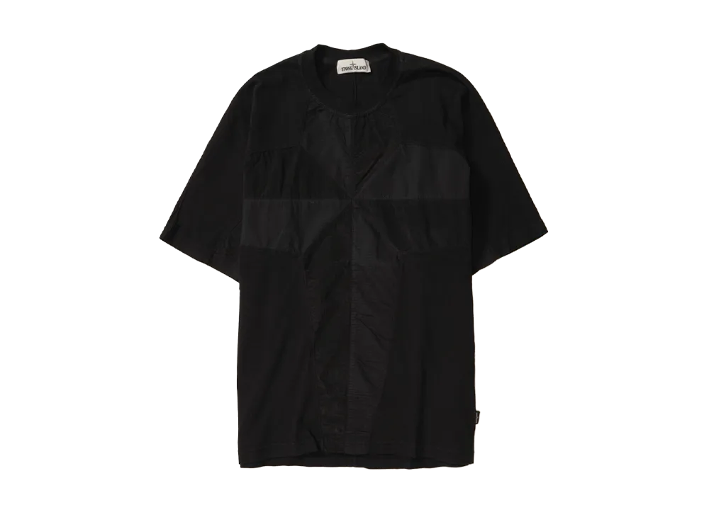 Stone Island Nylon Metal Logo T-Shirt "Black"