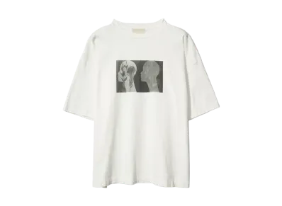 YOKE Photogram Printed T-Shirt "White"