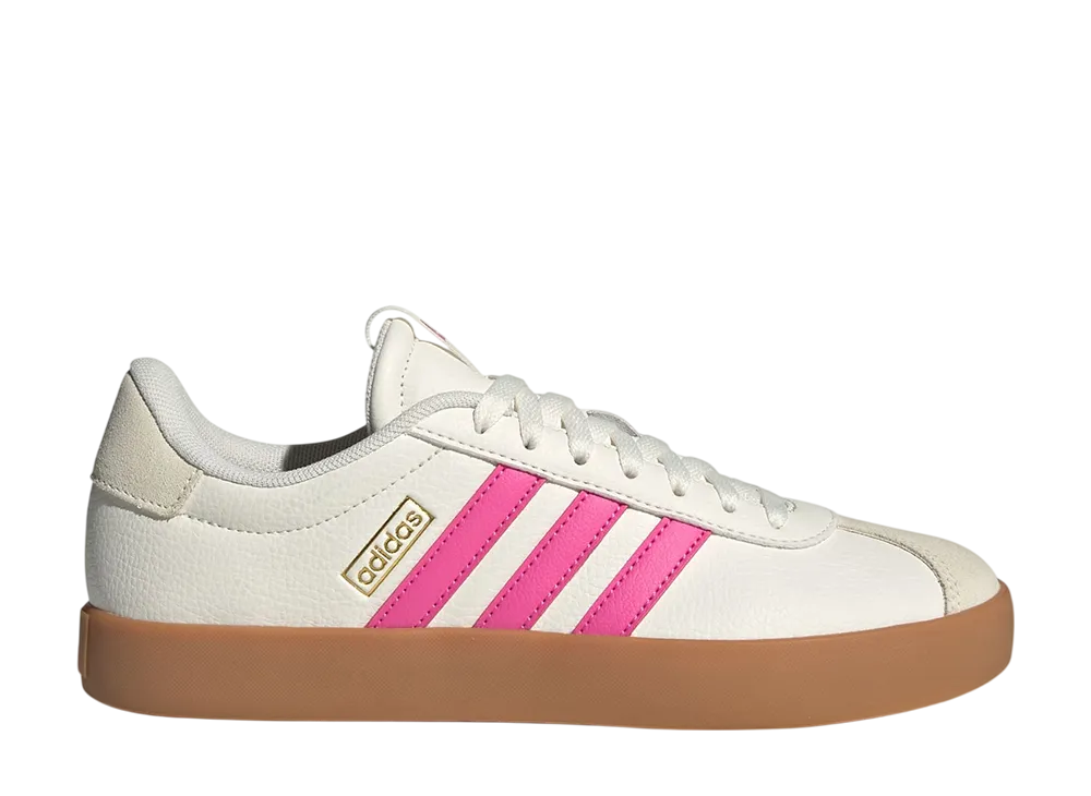 アディダス ウィメンズ VL コート 3.0 "コアホワイト/パルスマゼンタ/ゴールドメタリック"