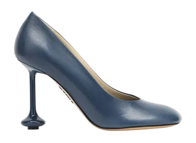 LOEWE Women's Toy Pump in Goatskin "Denim Blue"