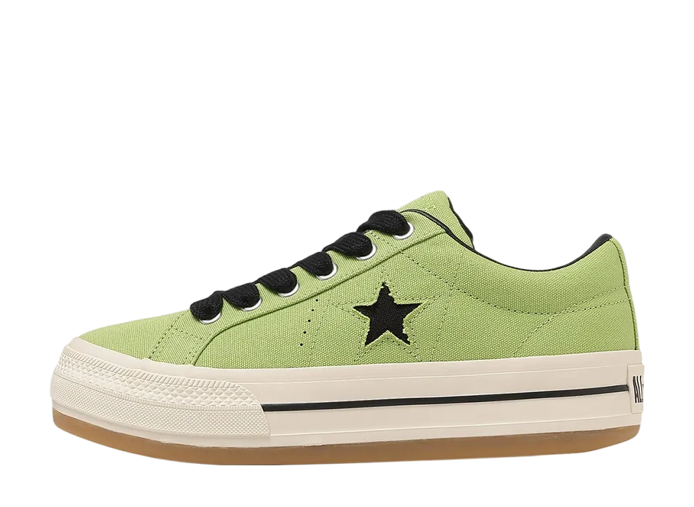 コンバース ワンスター ボーダースター OX "ライトグリーン"