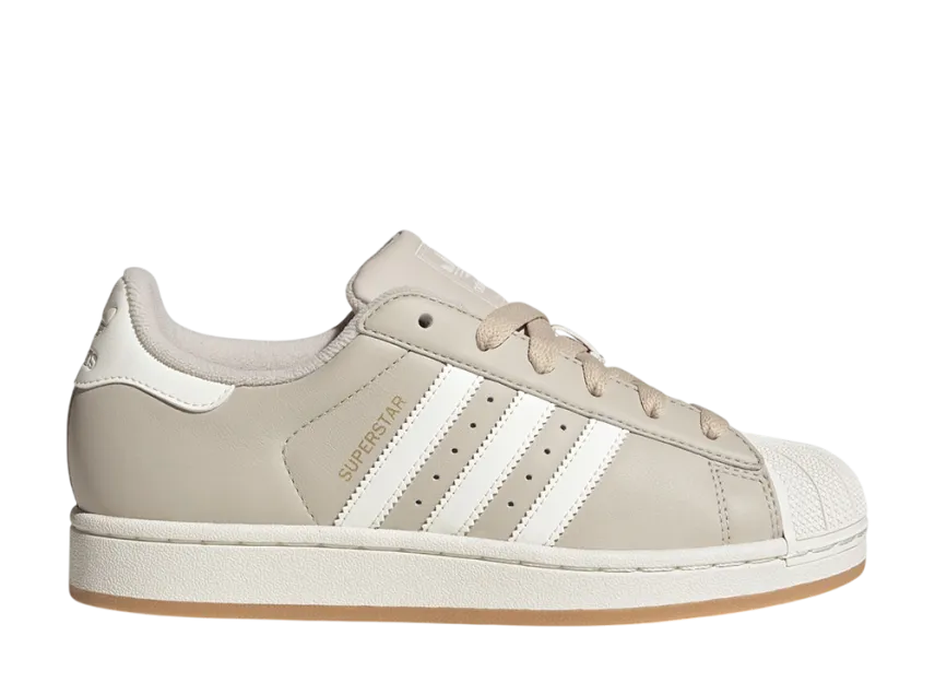 adidas Women's Superstar 2 "Beige/Off White/Gold Metallic" IH4145 | SNKRDUNK adidas Women's Superstar 2 "Beige/Off White/Gold Metallic" IH4145 | SNKRDUNK