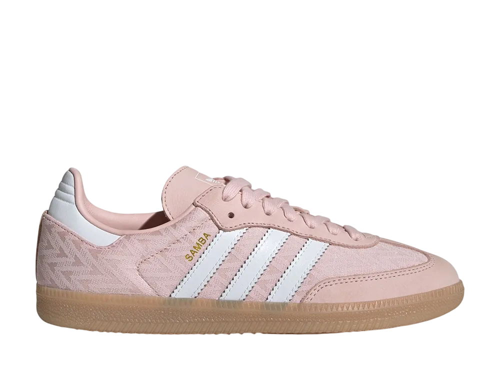 adidas Women's Samba OG "Sandy Pink/Cloud White/Gold Metallic"