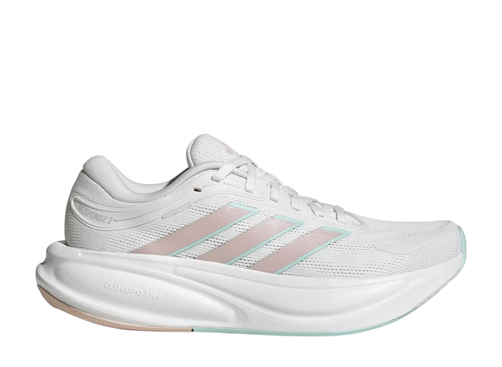 adidas Women's Response 2 "Cloud White/Ice Purple/Semi Flash Aqua"