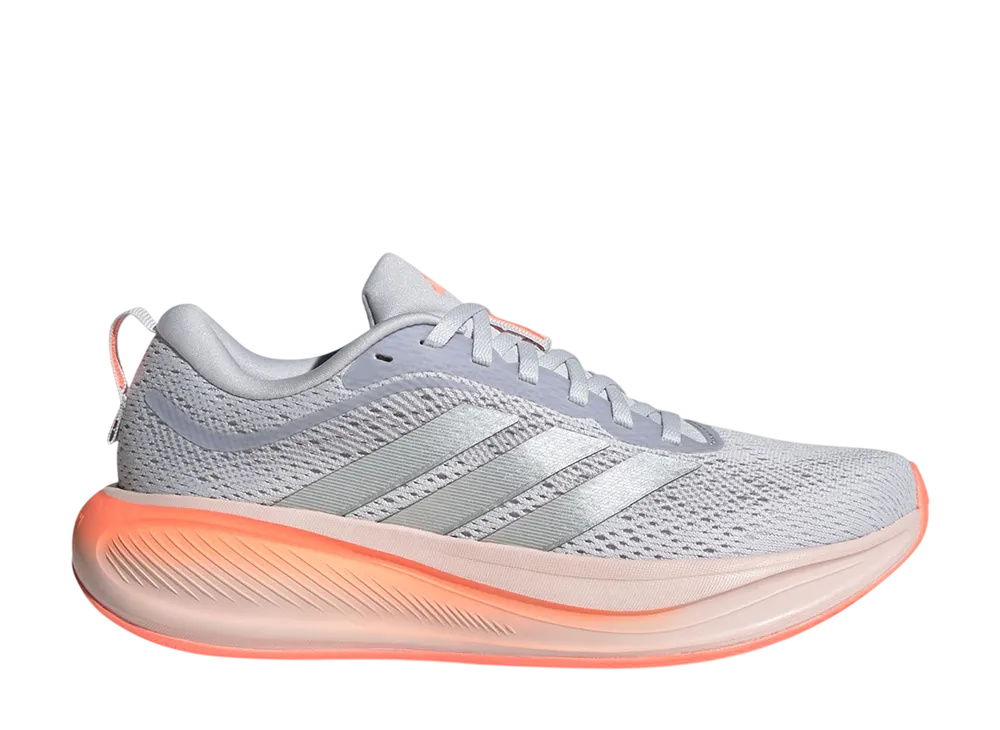 アディダス ウィメンズ レスポンス ペース "ダッシュグレー/シルバーメタリック/ビームオレンジ"