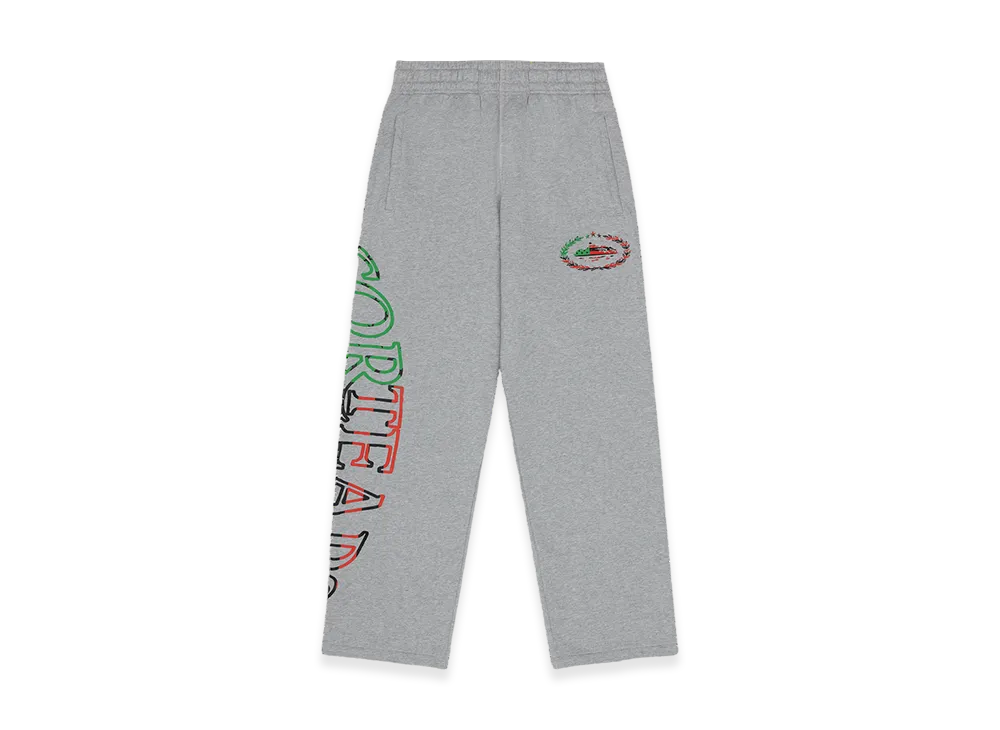DENIM TEARS x Cortears Royale Open Hem Sweatpants "Grey"