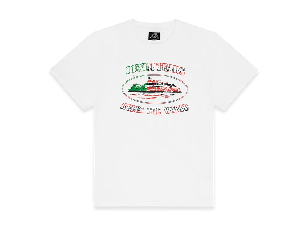 DENIM TEARS x Cortears OG Alcatraz Tee "White"