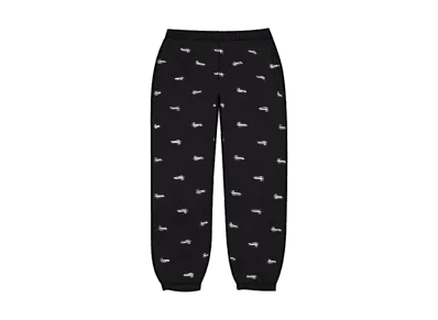 Supreme Repeat Script Sweatpant "Black"