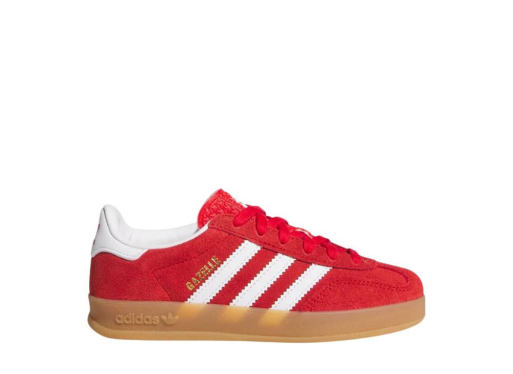 アディダス PS ガゼル インドア "ベタースカーレット" (キッズ)