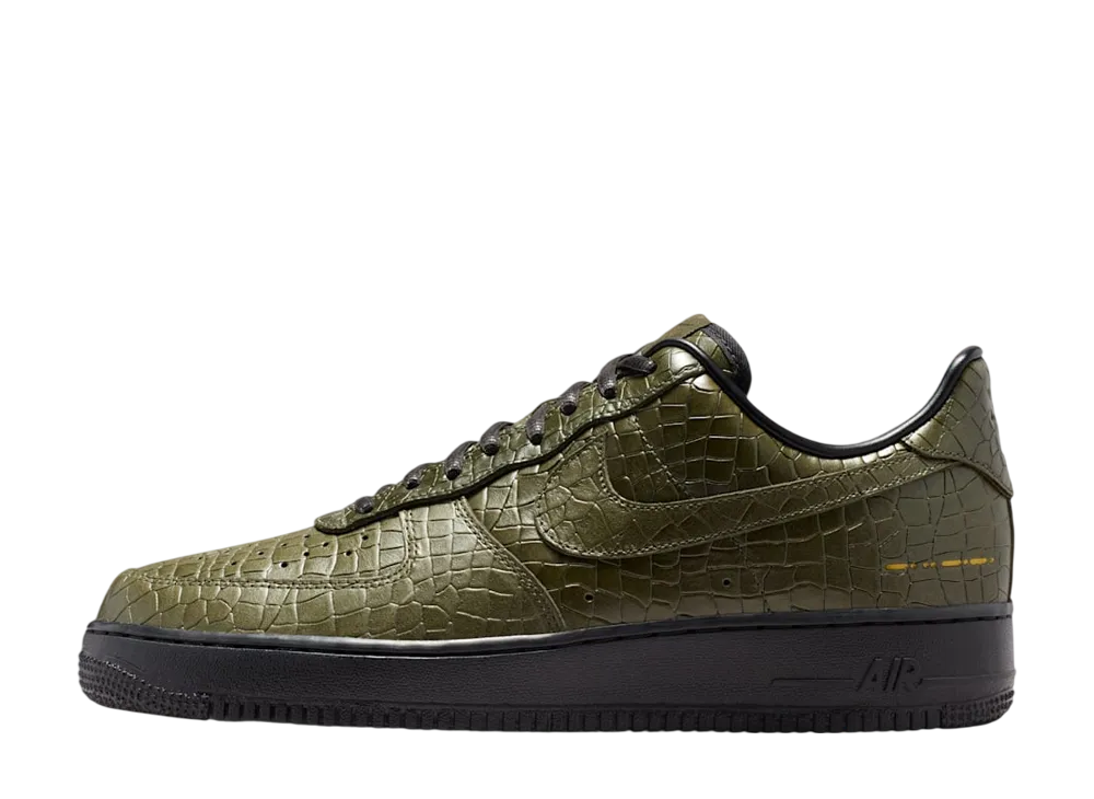 ナイキ エアフォース1 07 ロー "モールスコード/カーゴカーキ/クロコ"