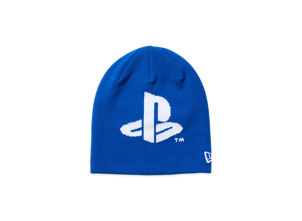 NEW ERA x PlayStation Basic Beanie Family Mark "Royal"