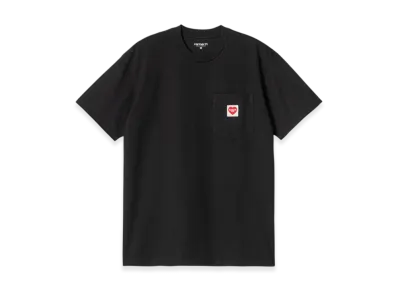 Carhartt WIP S/S Pocket Heart T-Shirt "Black/Red"