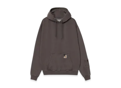 Carhartt WIP Invincible Hooded Pigment Dyed Sweat "Soot Pigment (Garment Dyed)"