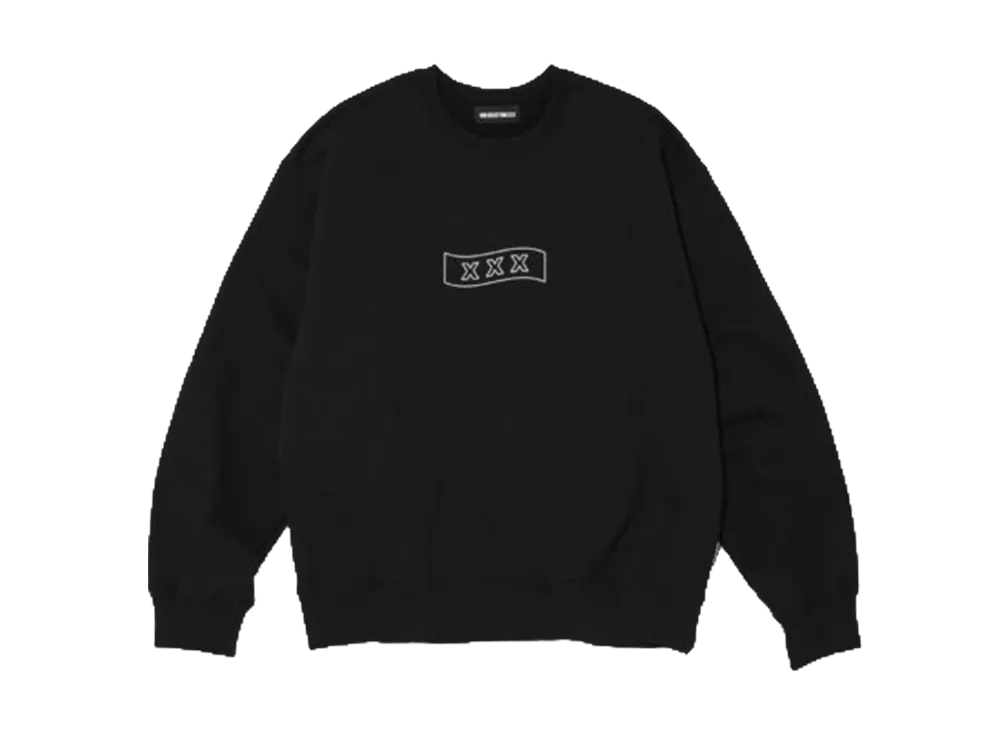 GOD SELECTION XXX Crew Neck Sweat Shirt GX-A26-CS-04 "Black"