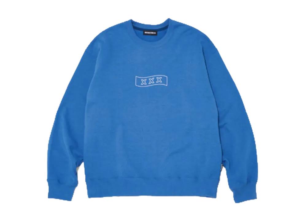 GOD SELECTION XXX Crew Neck Sweat Shirt GX-A26-CS-04 "Blue"