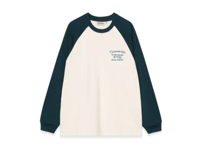 Carhartt WIP L/S Alston T-Shirt "Wax/Deep Lagoon"