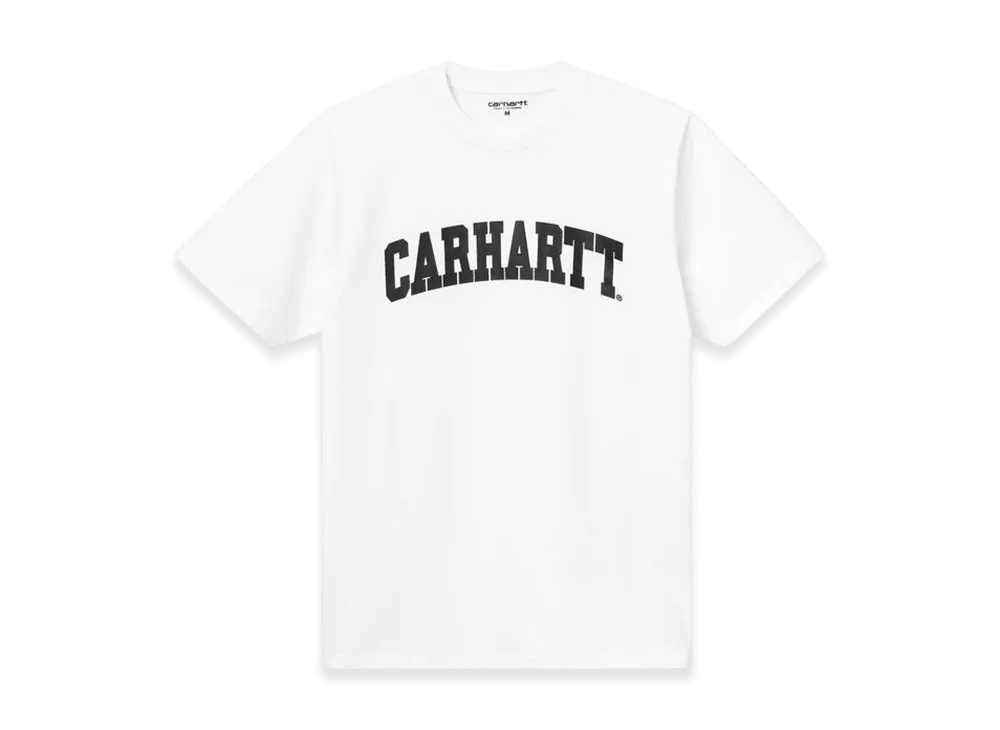 Carhartt WIP S/S University T-Shirt "White/Black"(23SS)