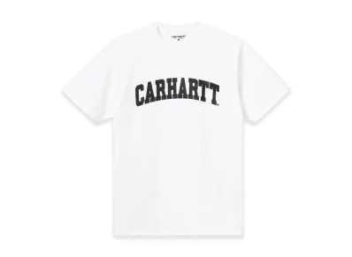 Carhartt WIP S/S University T-Shirt "White/Black"(23SS)
