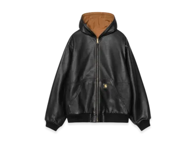 Carhartt WIP 50 Years Anniversary OG A Jacket Leather "Black/Hamilton Brown"