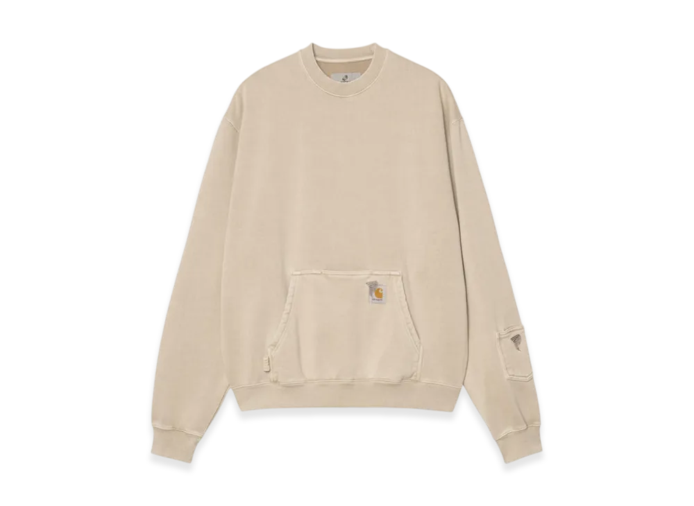 Carhartt WIP Invincible Pigment Dyed Sweatshirt "Simply Taupe Pigment (Garment Dyed)"