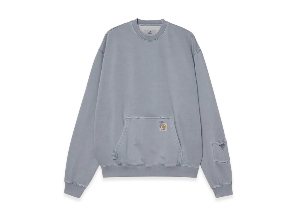 Carhartt WIP Invincible Pigment Dyed Sweatshirt "Mirror Pigment (Garment Dyed)"
