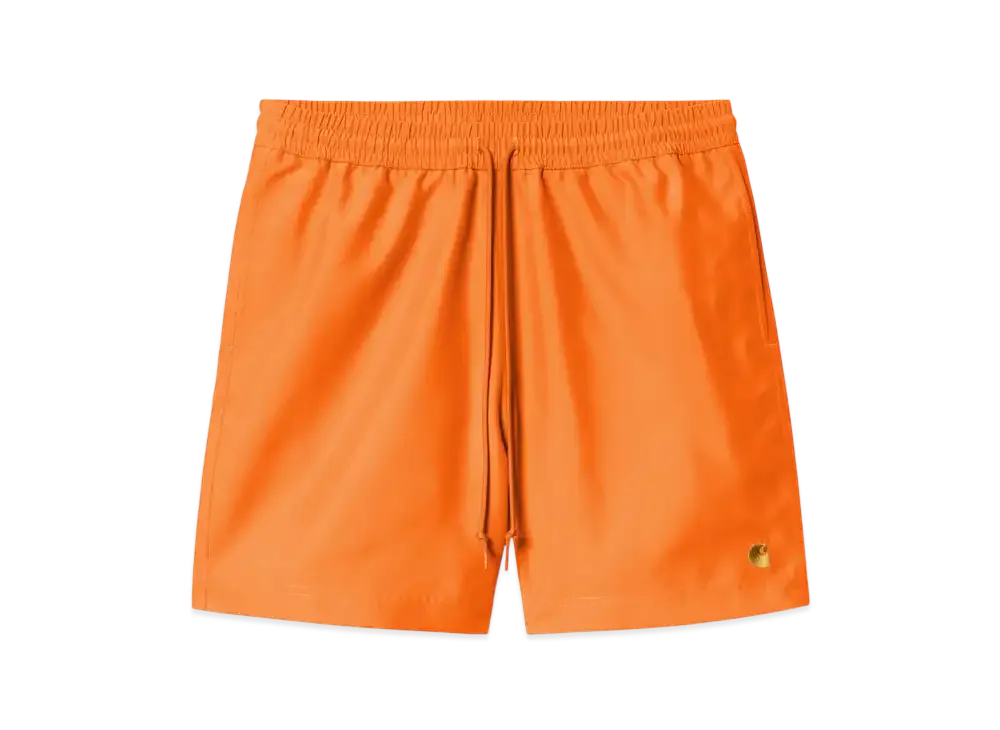 Carhartt WIP Chase Swim Trunks "Pumpkin/Gold"