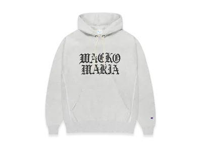 WACKO MARIA x Champion Reverse Weave Hooded Sweat Shirt "Silver Gray"