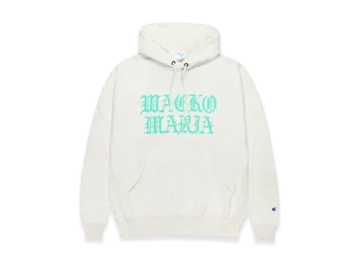 WACKO MARIA x Champion Reverse Weave Hooded Sweat Shirt "Oatmeal"