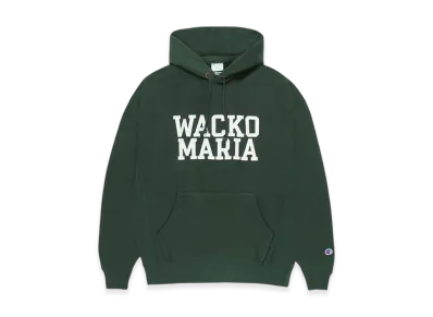 WACKO MARIA x Champion Reverse Weave Hooded Sweat Shirt "Dark Green"