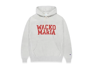 WACKO MARIA x Champion Reverse Weave Hooded Sweat Shirt "Silver Gray"