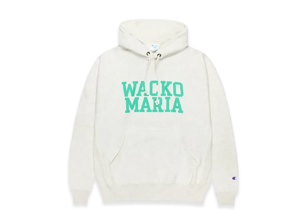 WACKO MARIA x Champion Reverse Weave Hooded Sweat Shirt "Oatmeal"
