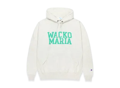 WACKO MARIA x Champion Reverse Weave Hooded Sweat Shirt "Oatmeal"