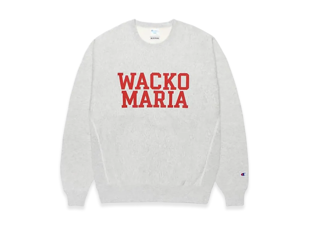 WACKO MARIA x Champion Reverse Weave Crew Neck Sweat Shirt 