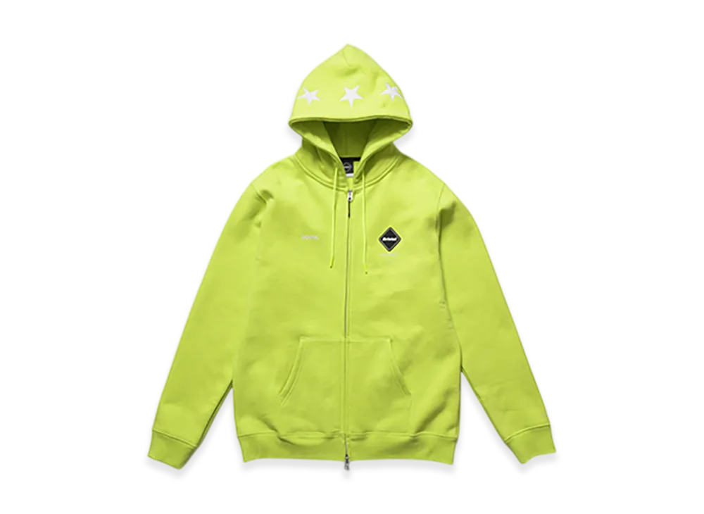 F.C.Real Bristol 5-Star Zip-Up Sweat Hoodie "Yellow"