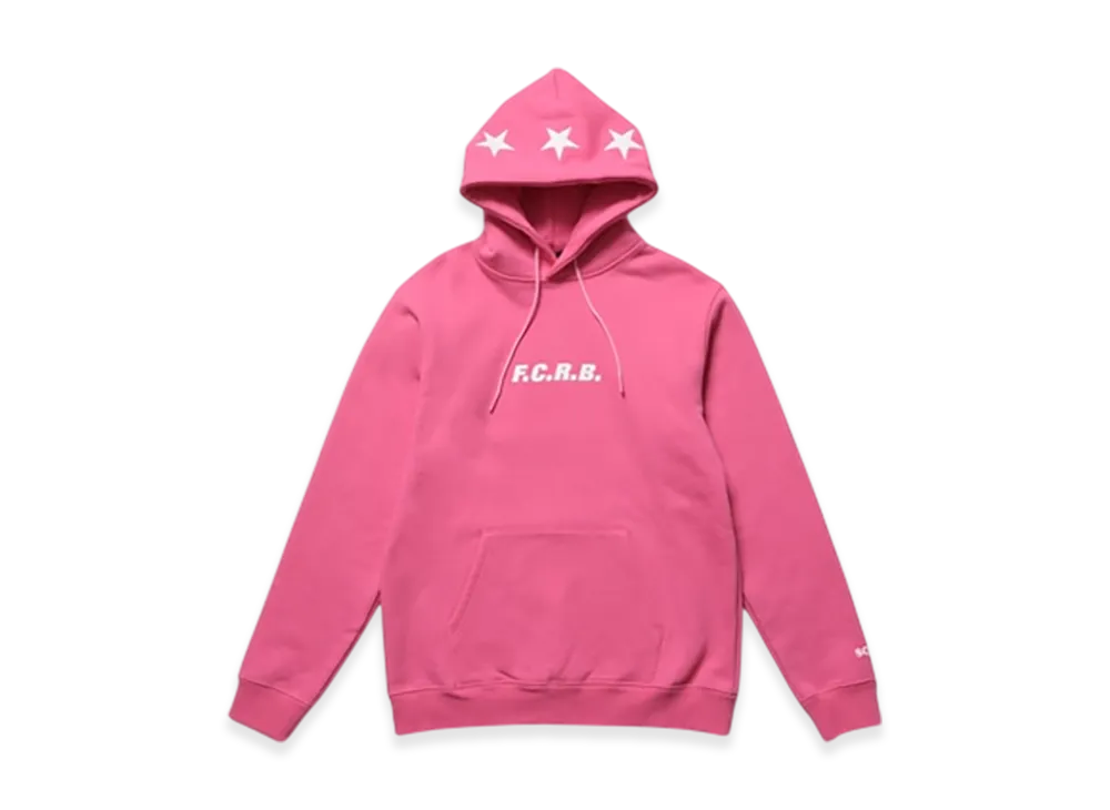 F.C.Real Bristol 5-Star Pullover Sweat Hoodie "Pink"