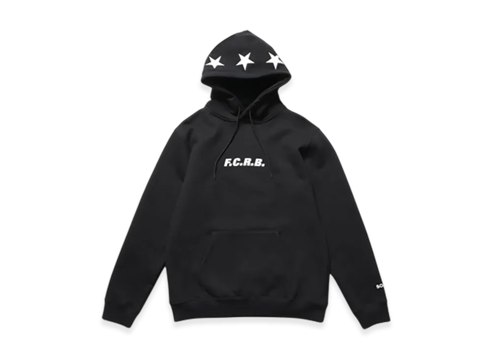 F.C.Real Bristol 5-Star Pullover Sweat Hoodie "Black"