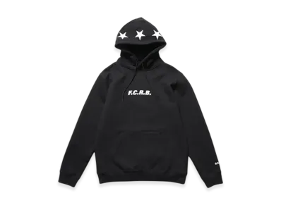 F.C.Real Bristol 5-Star Pullover Sweat Hoodie "Black"