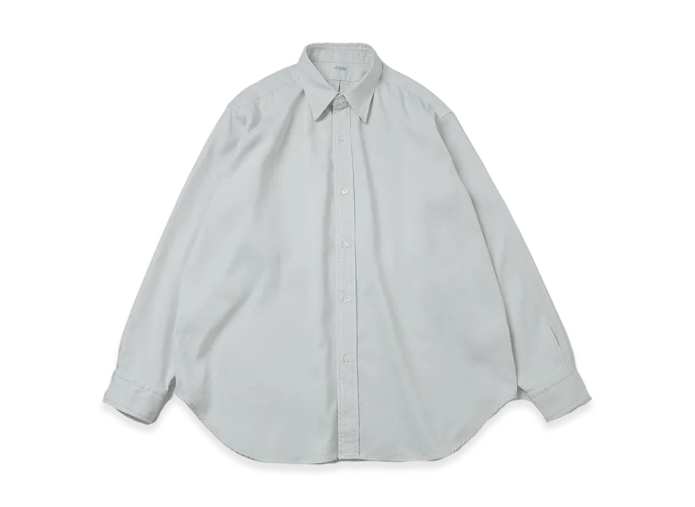 トップス A.PRESSE Twill Regular Collar Shirt ecru A.PRESSE 