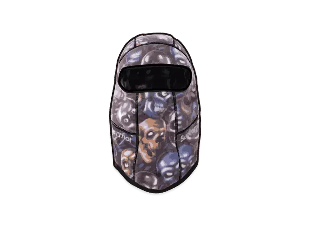 Supreme x Marmot Fleece Balaclava "Skull Pile"