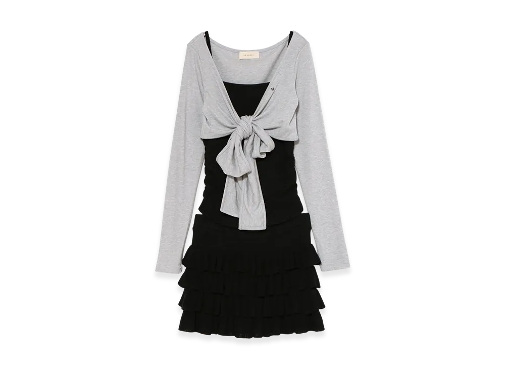 ANDMARY Candice Frill Set Up "Black"
