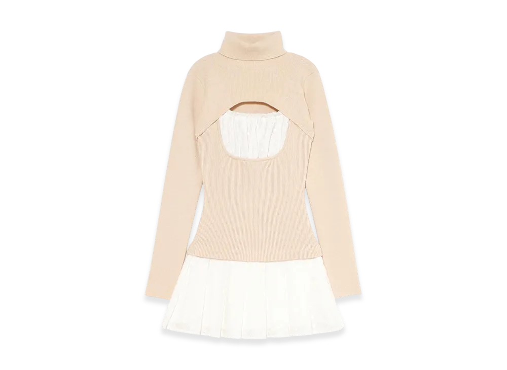 ANDMARY Poppy Lace Set Dress "Beige"