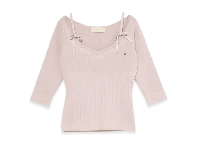 ANDMARY Bella Embroidery Set Tops "Pink"